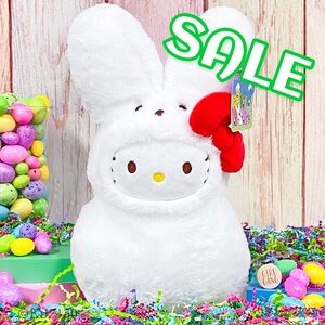 Easter Sanrio Hello Kitty × Peeps Bunny 12” Large Plush Stuffed Animal Bunny NWT